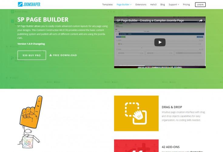 Красивый слайдер для SP Builder Joomla. JOOMSHAPER. Карусель и текст в SP Page Builder. SP Page Builder как найти на джумла 4.