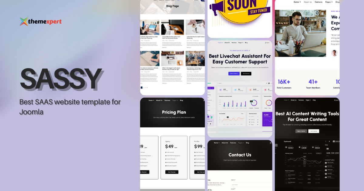 Introducing Sassy: Your All-in-One SAAS Website Solution!